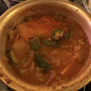 additional soybean paste stew