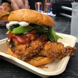 Cluck cluck chicken sandwich