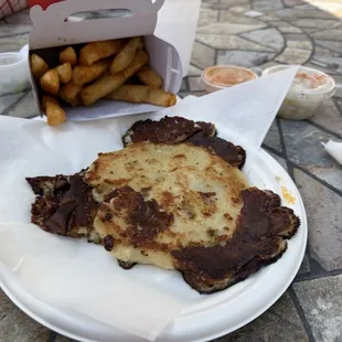 Spinach Cheese Pupusa