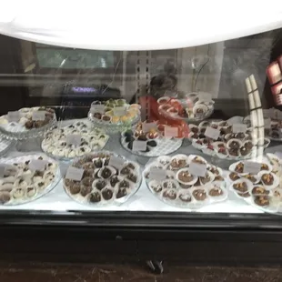 a variety of pastries
