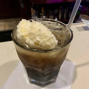 White Russian made with Ice Cream