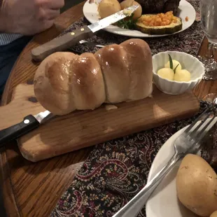 Homemade bread at Gobblers Roost