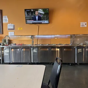 Main dining/buffet area