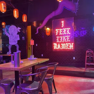 I feel like ramen neon light