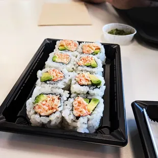 Crab salad roll