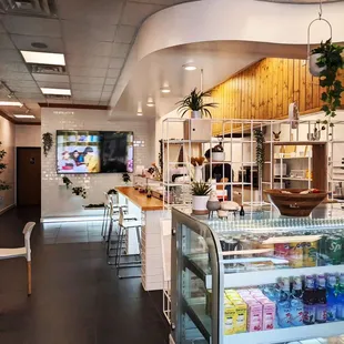 the inside of a store