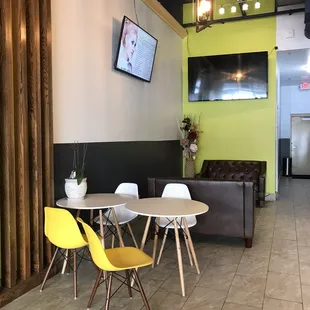 More seating