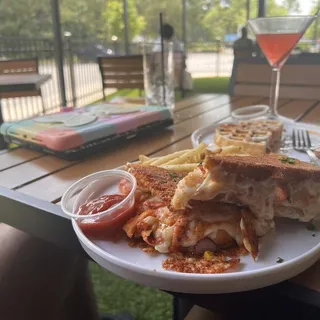 3 Cheese Lobster Grilled Cheese