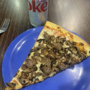 Sausage and mushroom