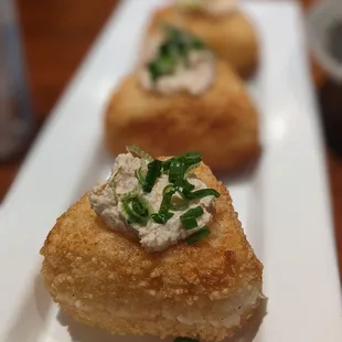 Yaki-onigiri with Tuna Mayo