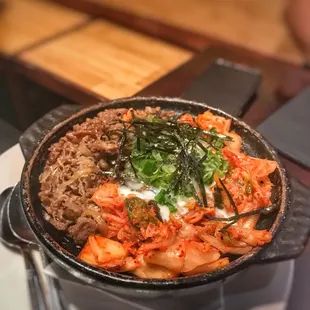 Yakiniku Kimchee Meshi Clay Pot Rice