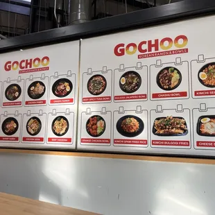 ramen and noodles, menu