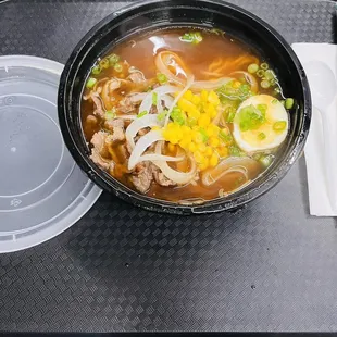 Korean Spicy Beef Ramen