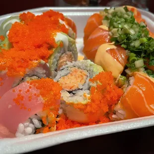Golden Dragon &amp; Ceviche roll