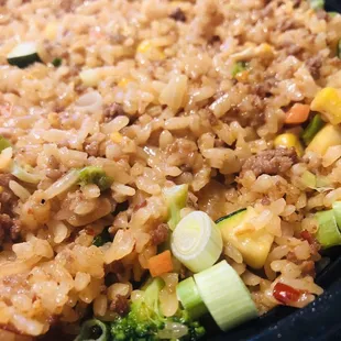 Spicy Kobe Beef Fried Rice.