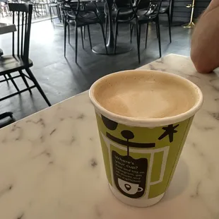 Oat milk latte