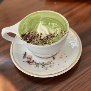 Strawberry Matcha Latte- HOT