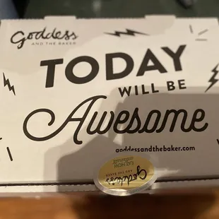 Box of cookies