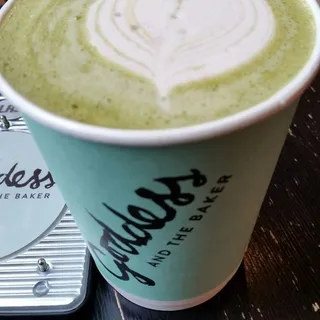 Strawberry Matcha Latte CRUFFIN