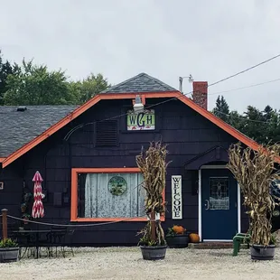 outside