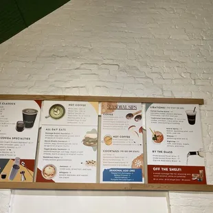 Fall menu is up! Or you can just order milk steamer with pistachio like I just did