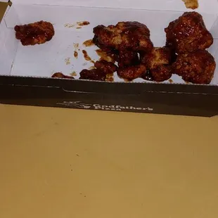 a box of fried chicken
