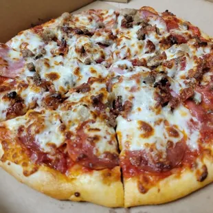 a pizza in a box