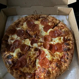 Pepperoni pizza