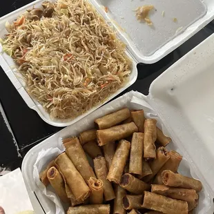 Pancit and Lumpia