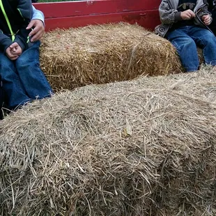 A real hayride!