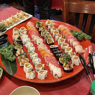 sushi and sashimi, food, sashimi, sushi