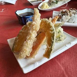 Tempura from lunch set