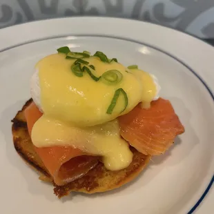 Smoked Salmon Egg Benedict - Brunch