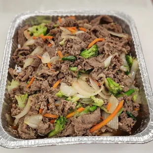 beef bulgogi
 small $75
 m       $100