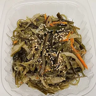 Stirmfried seaweed stems
 $6