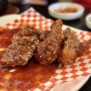 Sweet &amp; spicy Korean fried chicken