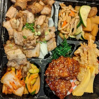 Pork Belly Dinner Bento Box Special