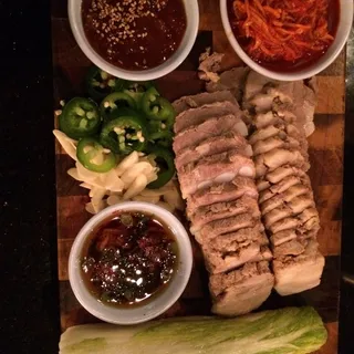 Pork Belly Cabbage Wrap Dinner