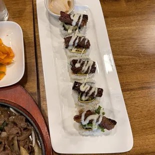 Gogi En so good with steak and bulgolgi and my fave fish cake