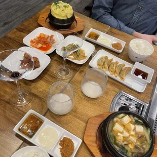 Side dishes in combo set