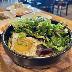 Hot stone bibimbap (bulgogi) - $16.95