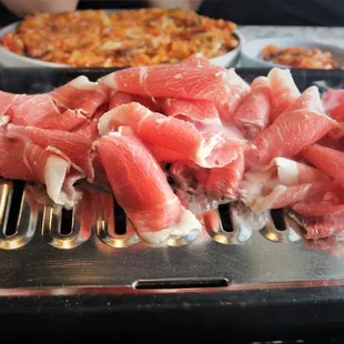 Delicious meat grilling