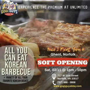 All You Can Eat Korean BBQ!!!