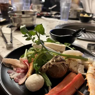 Hotpot with crab!