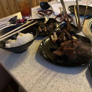 My boyfriend likes his meat extra crispy as you can tell