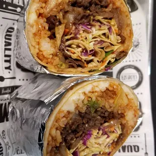 Bulgogi Kimchi Burrito