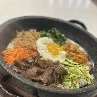 Dolsot Beef Hot Stone Bibimbap