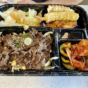 Bulgogi bento box