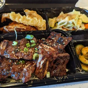 Kalbi Ribs Bento Box