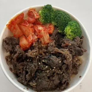 Super delicious GGG Bulgogi Beef Rice Bowl